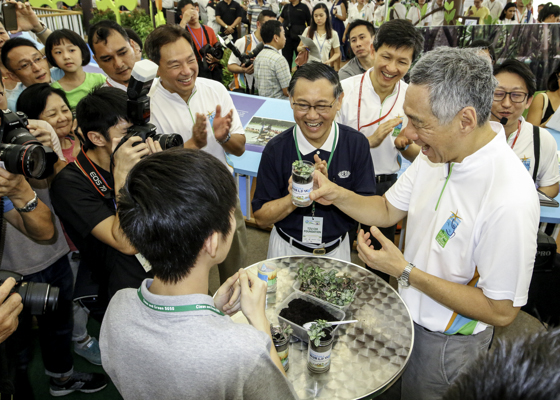 清洁与绿化嘉年华会 慈济宣导省水惜食